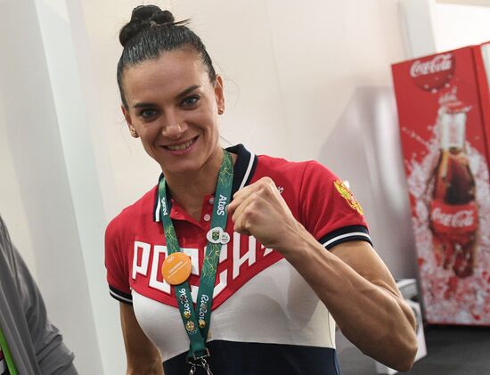 Yelena Isinbaeva elected to International Olympic Committee's Athletes' Commission