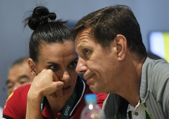 Yelena Isinbaeva elected to International Olympic Committee's Athletes' Commission