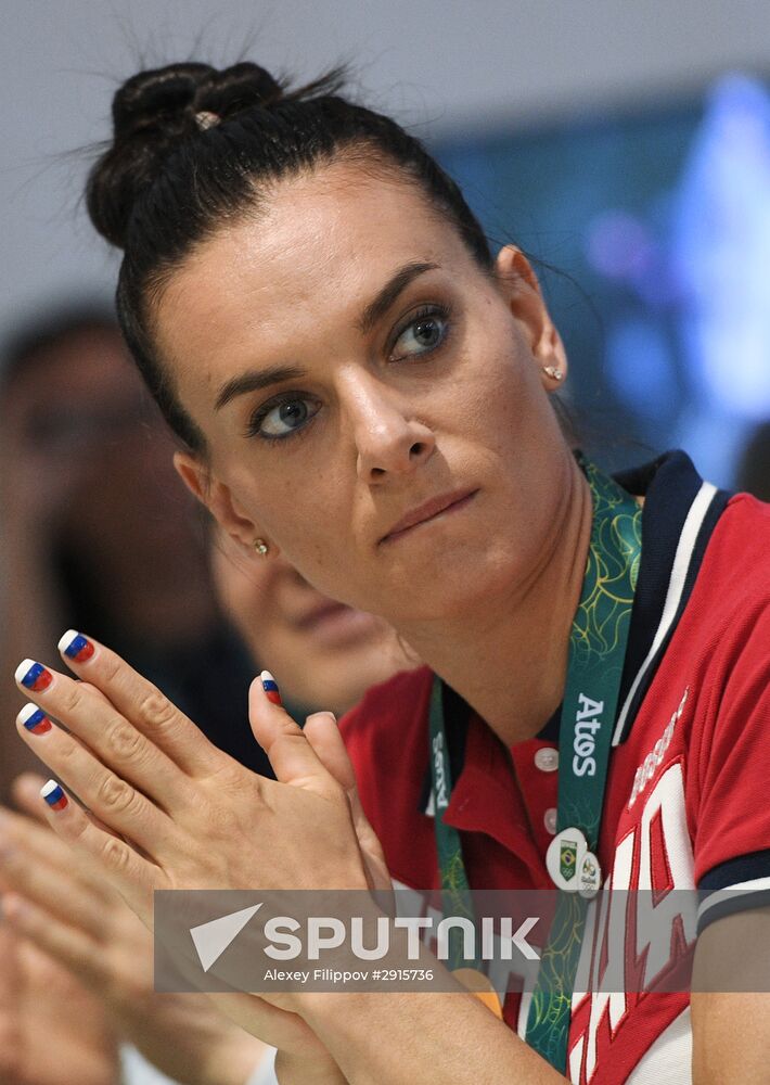 Yelena Isinbaeva elected to International Olympic Committee's Athletes' Commission