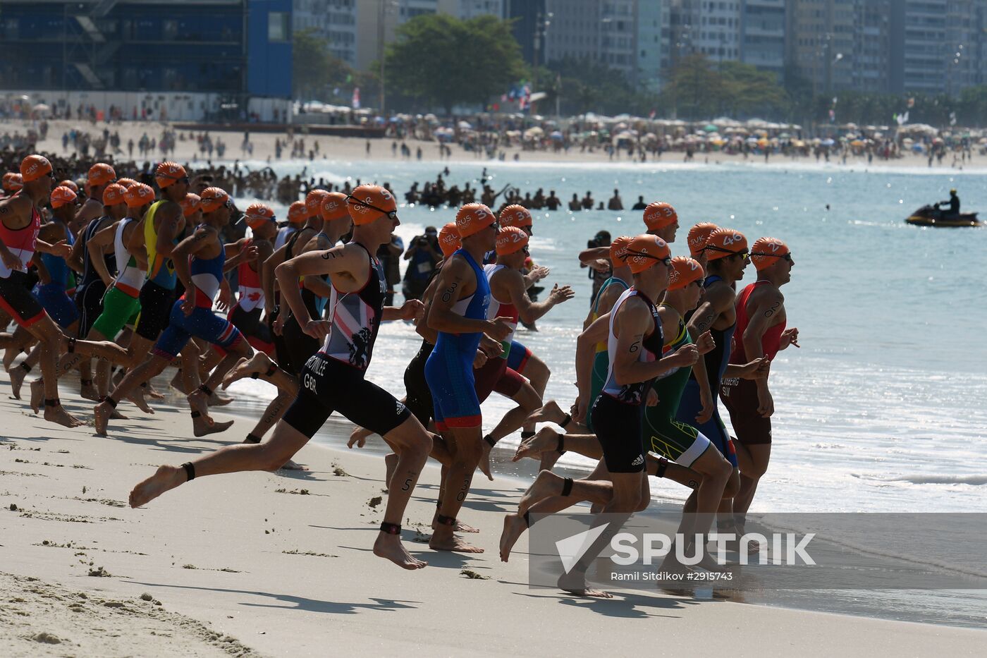 2016 Summer Olympics. Men's triathlon