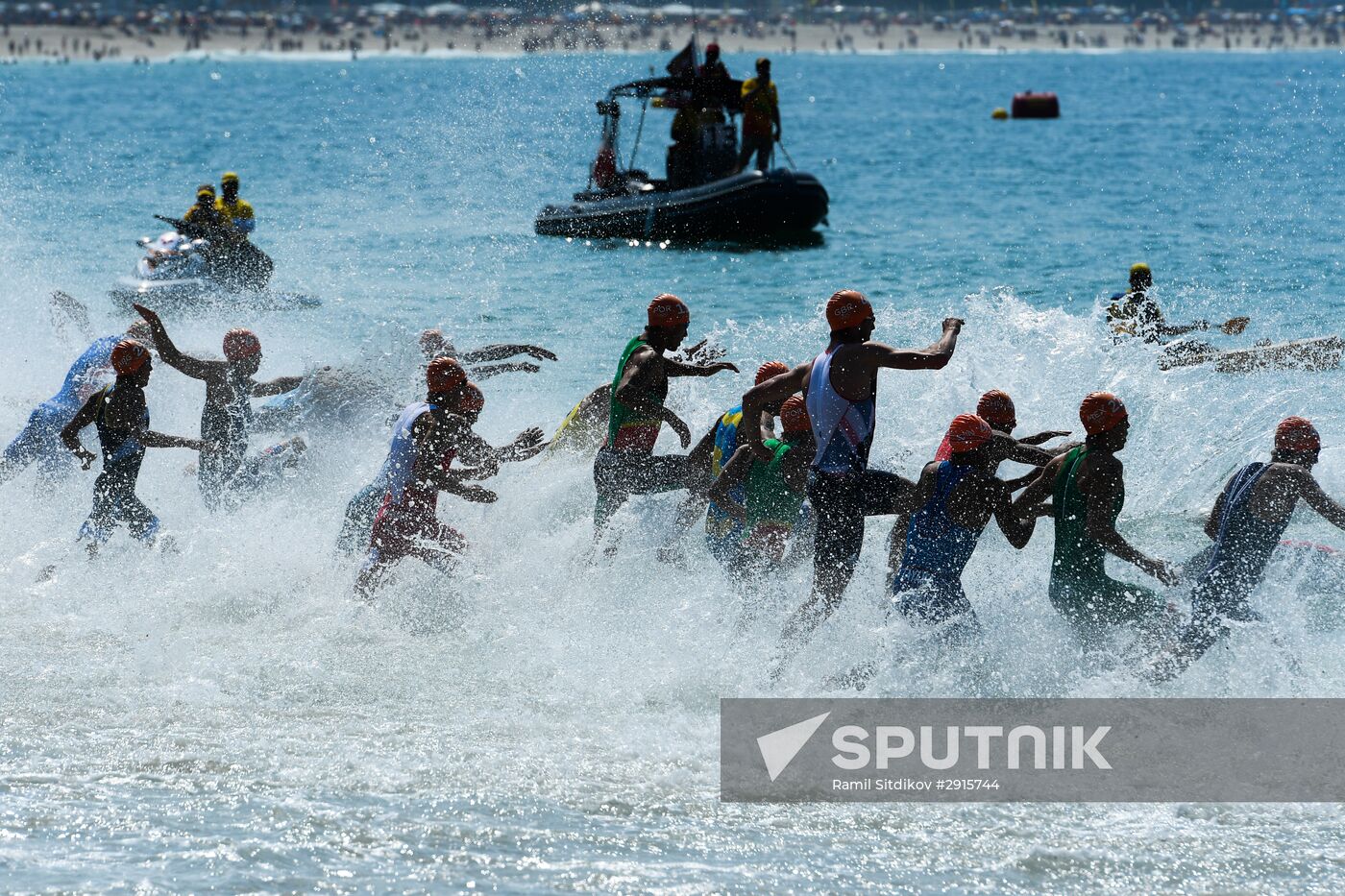 2016 Summer Olympics. Men's triathlon