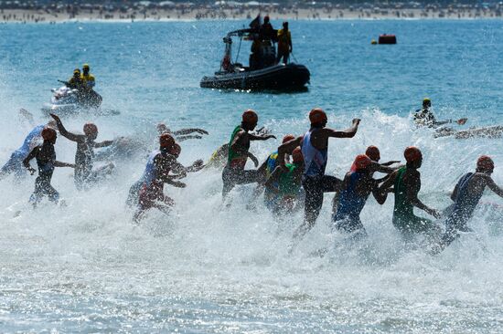 2016 Summer Olympics. Men's triathlon