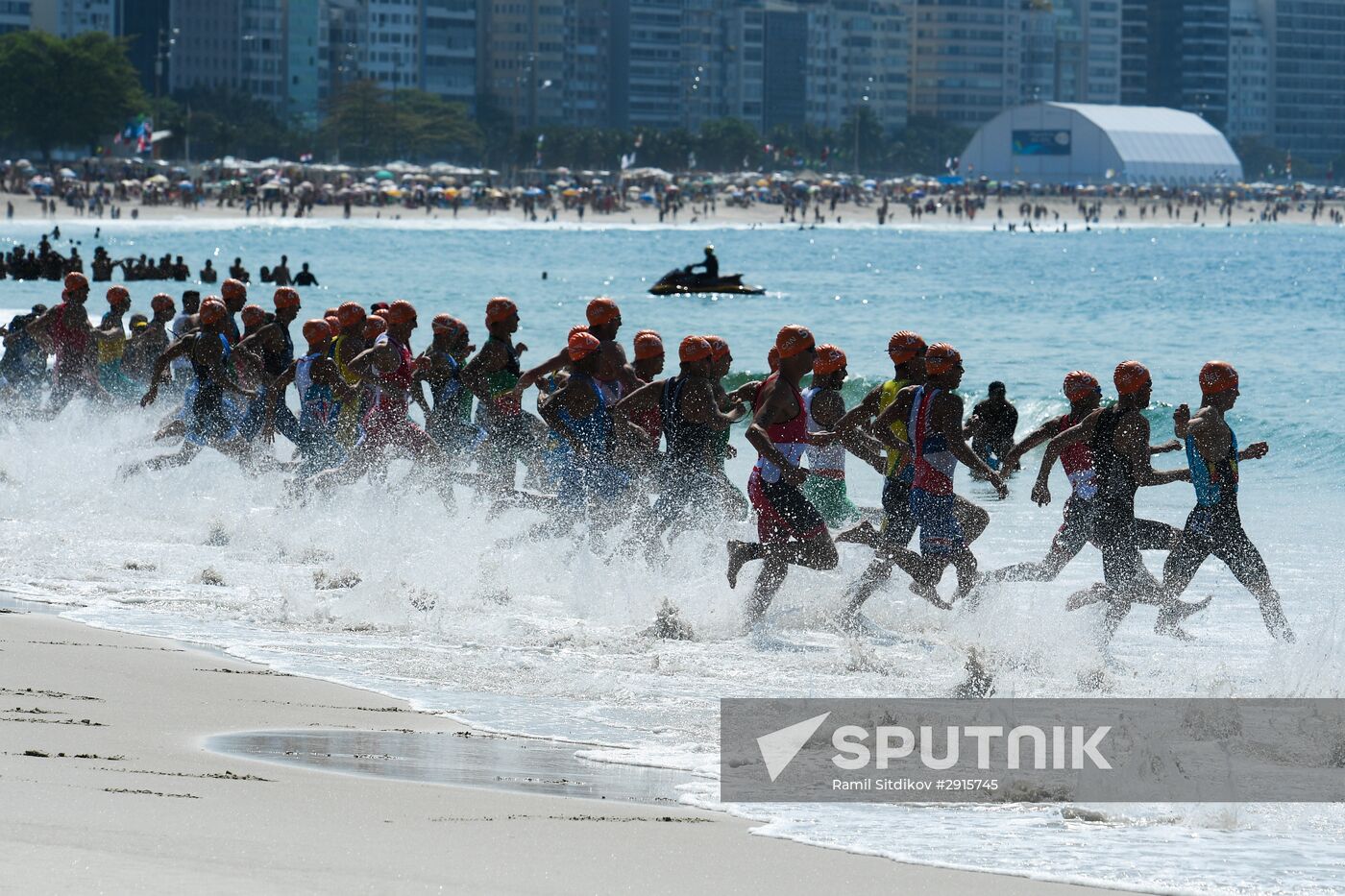 2016 Summer Olympics. Men's triathlon