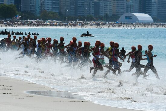 2016 Summer Olympics. Men's triathlon