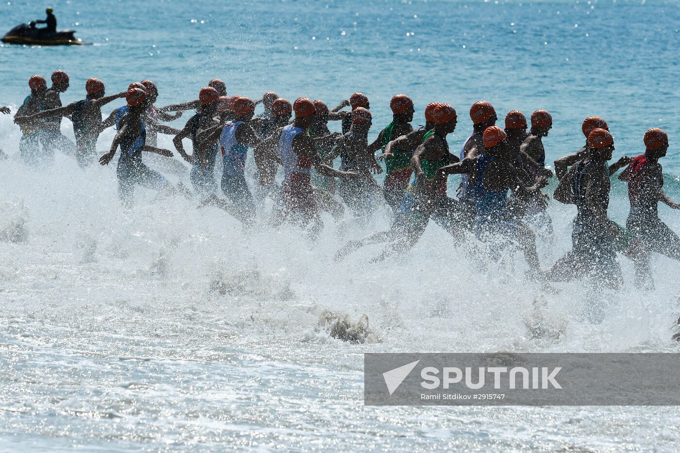 2016 Summer Olympics. Men's triathlon