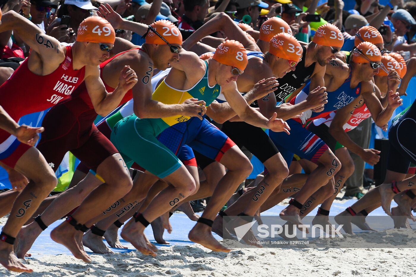 2016 Summer Olympics. Men's triathlon
