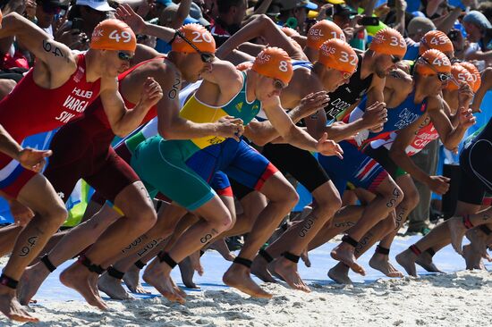 2016 Summer Olympics. Men's triathlon