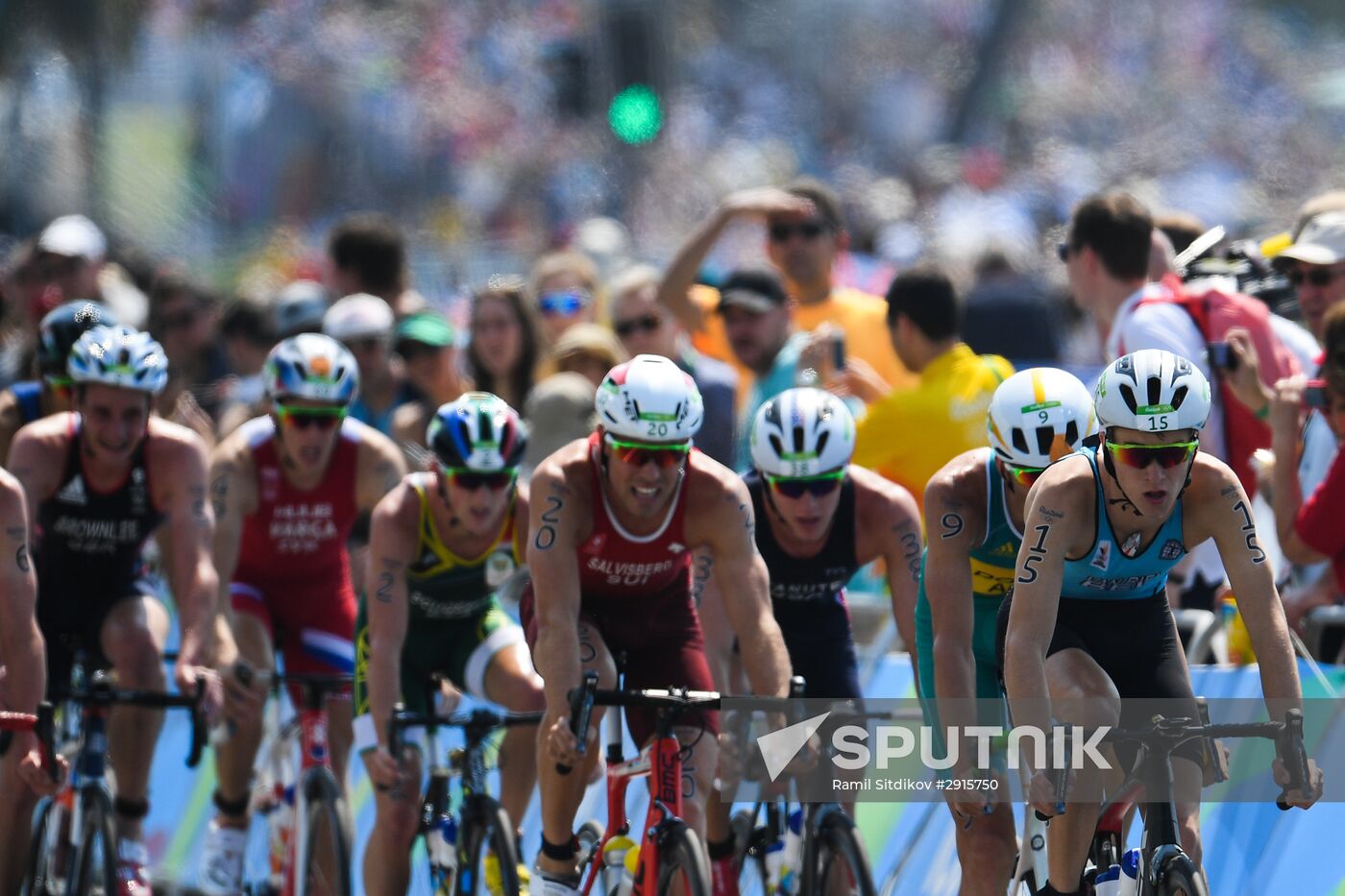 2016 Summer Olympics. Men's triathlon