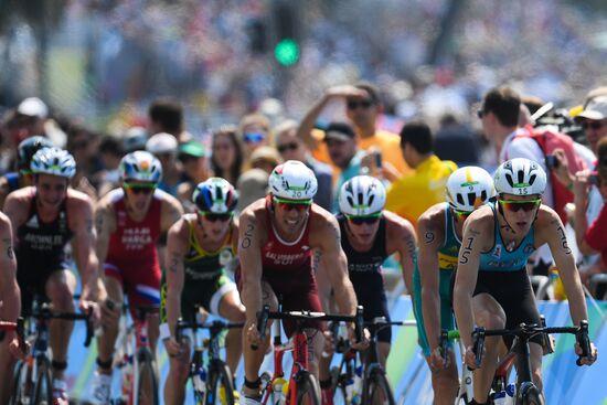 2016 Summer Olympics. Men's triathlon