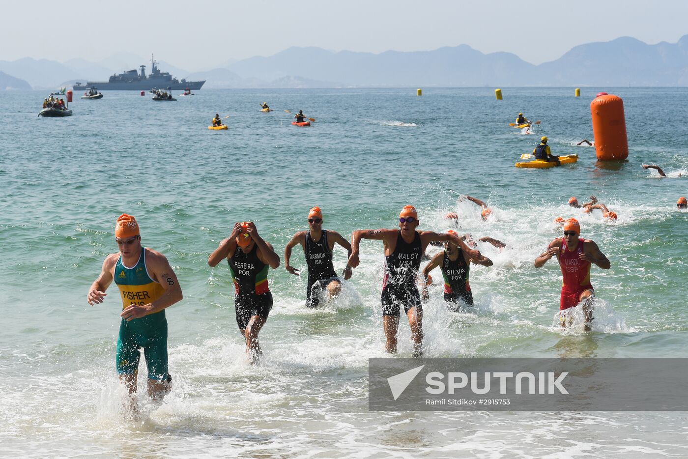 2016 Summer Olympics. Men's triathlon