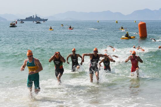 2016 Summer Olympics. Men's triathlon