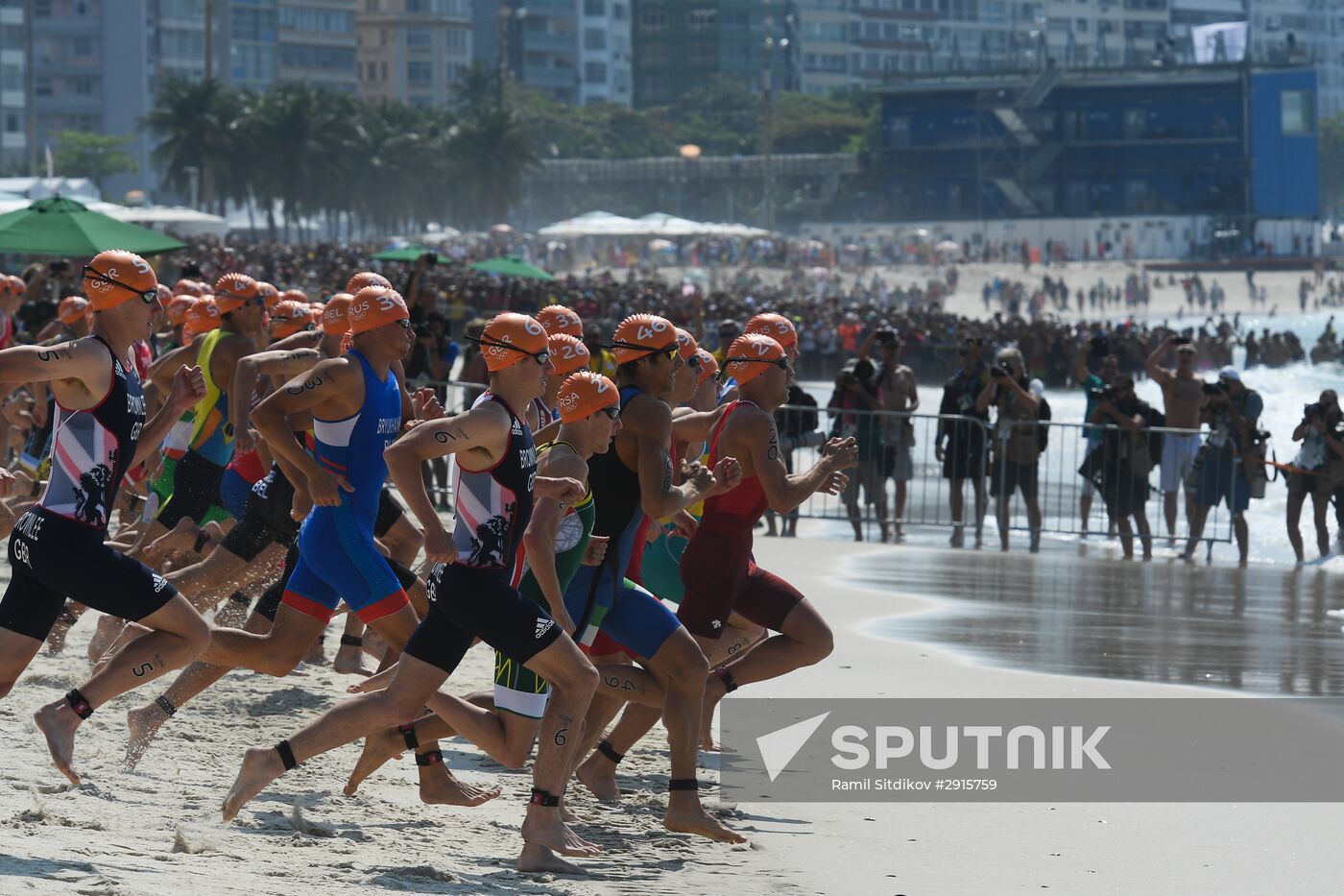 2016 Summer Olympics. Men's triathlon