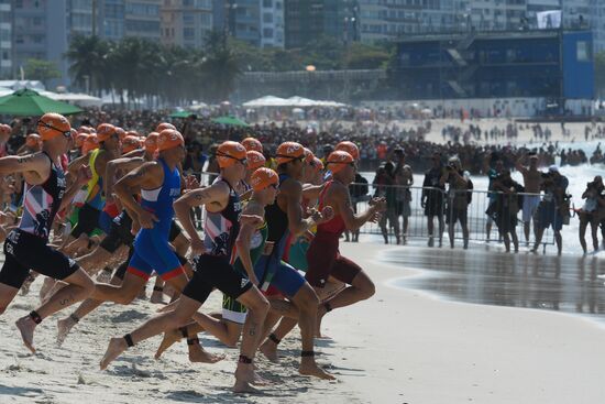 2016 Summer Olympics. Men's triathlon
