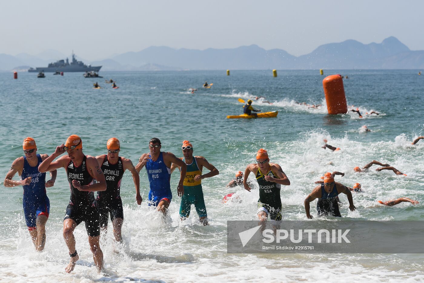 2016 Summer Olympics. Men's triathlon