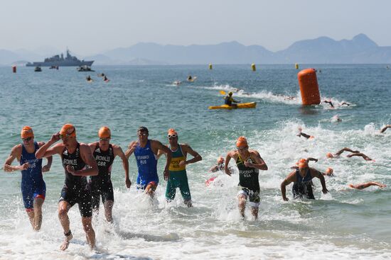 2016 Summer Olympics. Men's triathlon