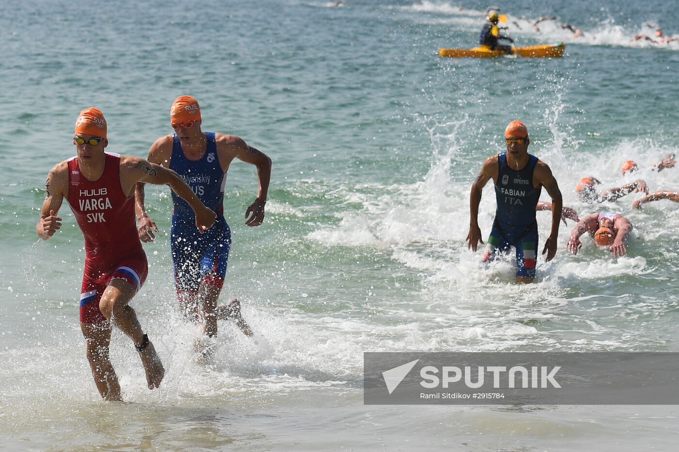 2016 Summer Olympics. Men's triathlon