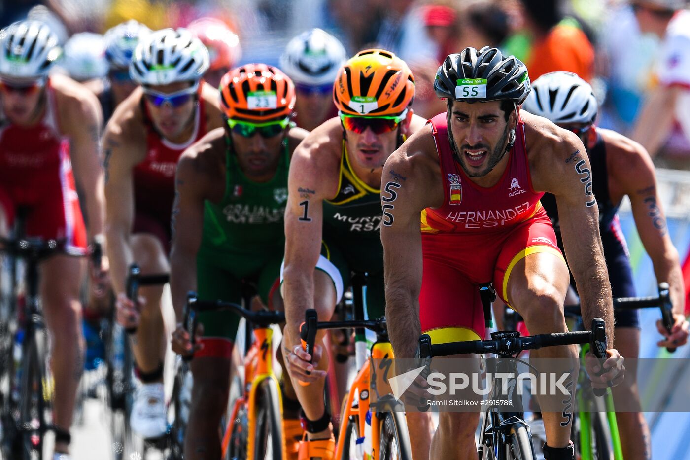 2016 Summer Olympics. Men's triathlon