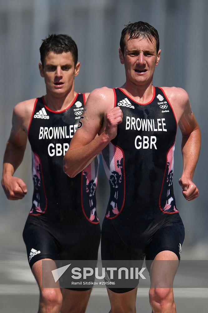 2016 Summer Olympics. Men's triathlon