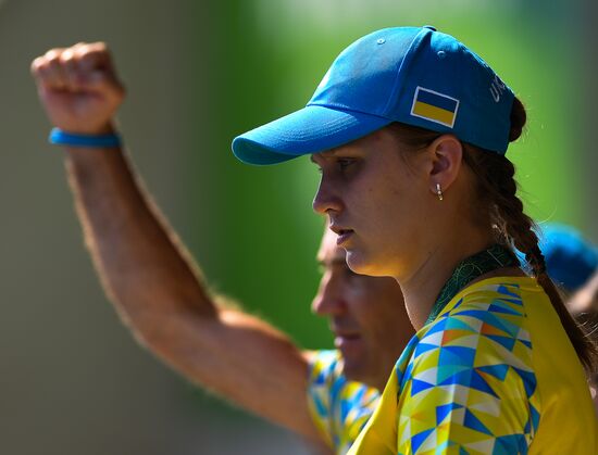 2016 Summer Olympics. Synchronized swimming groups. Technical routine