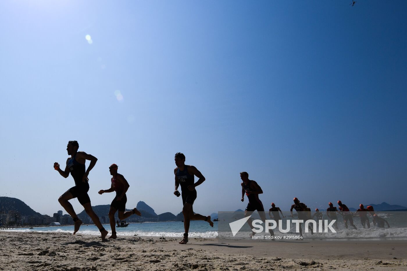 2016 Summer Olympics. Men's triathlon