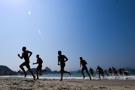 2016 Summer Olympics. Men's triathlon
