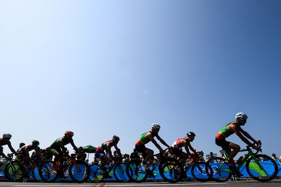 2016 Summer Olympics. Men's triathlon