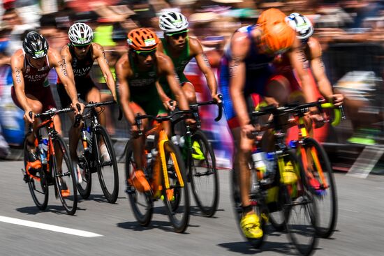2016 Summer Olympics. Men's triathlon