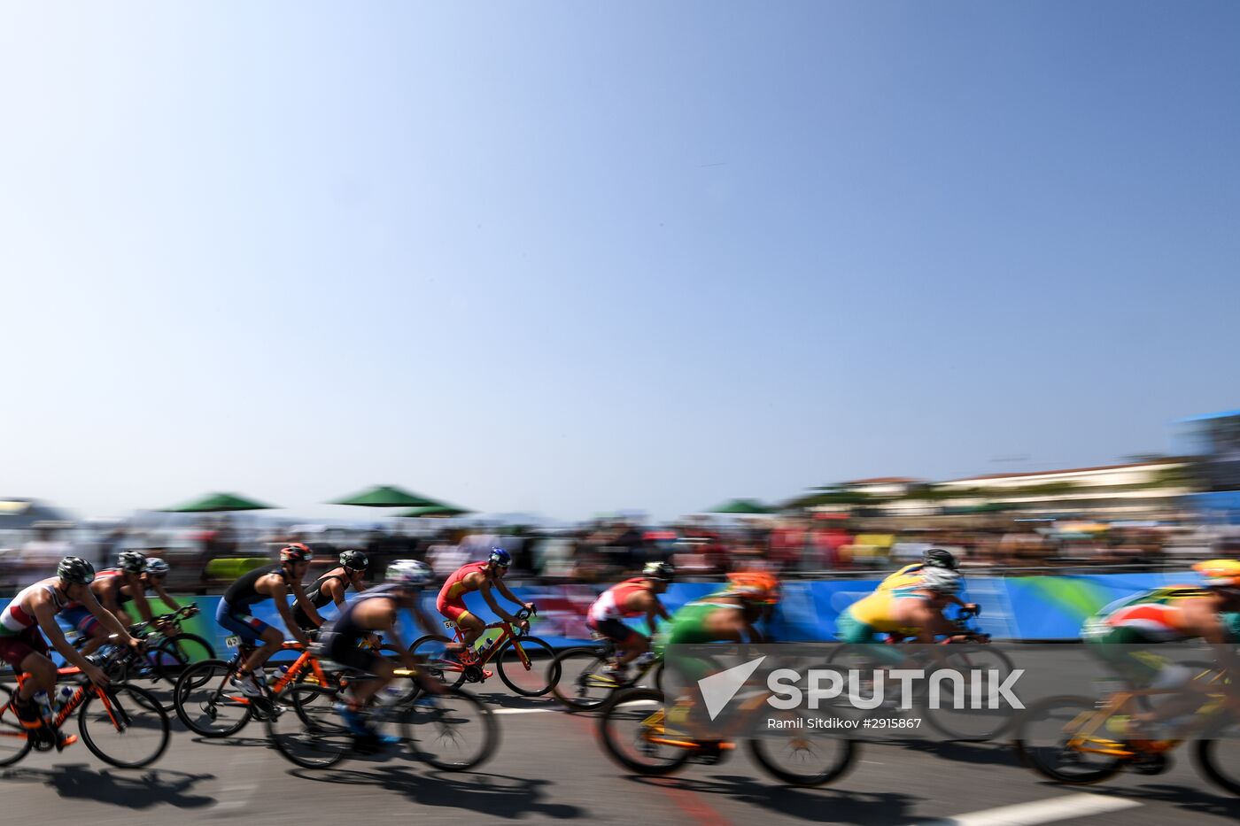2016 Summer Olympics. Men's triathlon