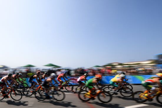 2016 Summer Olympics. Men's triathlon