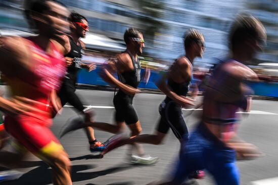 2016 Summer Olympics. Men's triathlon