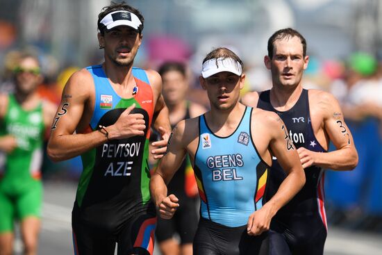 2016 Summer Olympics. Men's triathlon