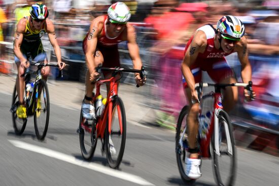 2016 Summer Olympics. Men's triathlon