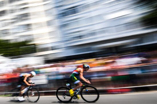 2016 Summer Olympics. Men's triathlon