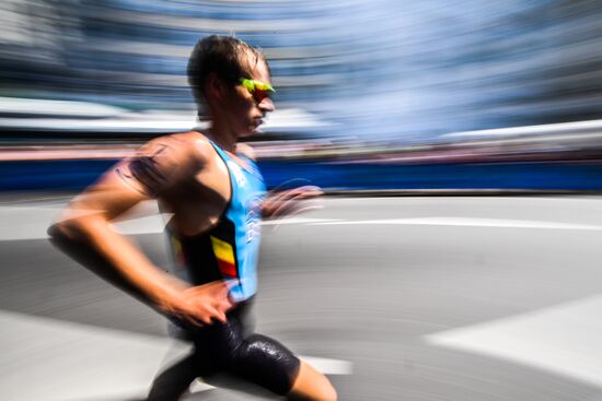 2016 Summer Olympics. Men's triathlon