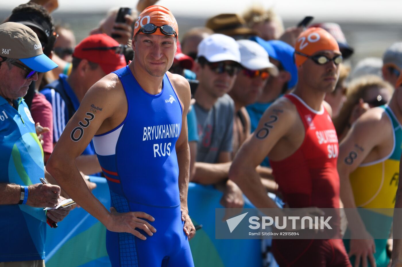 2016 Summer Olympics. Men's triathlon