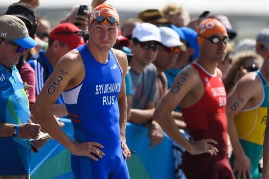 2016 Summer Olympics. Men's triathlon