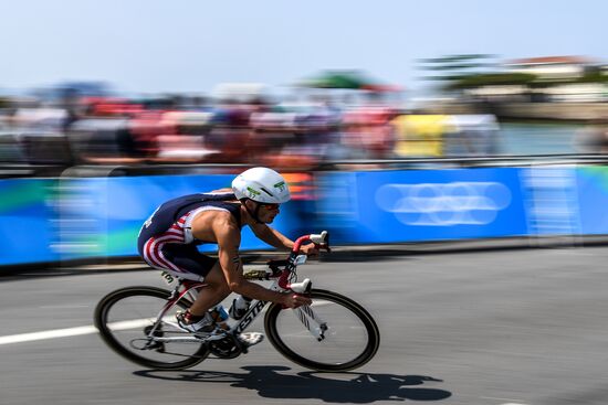 2016 Summer Olympics. Men's triathlon