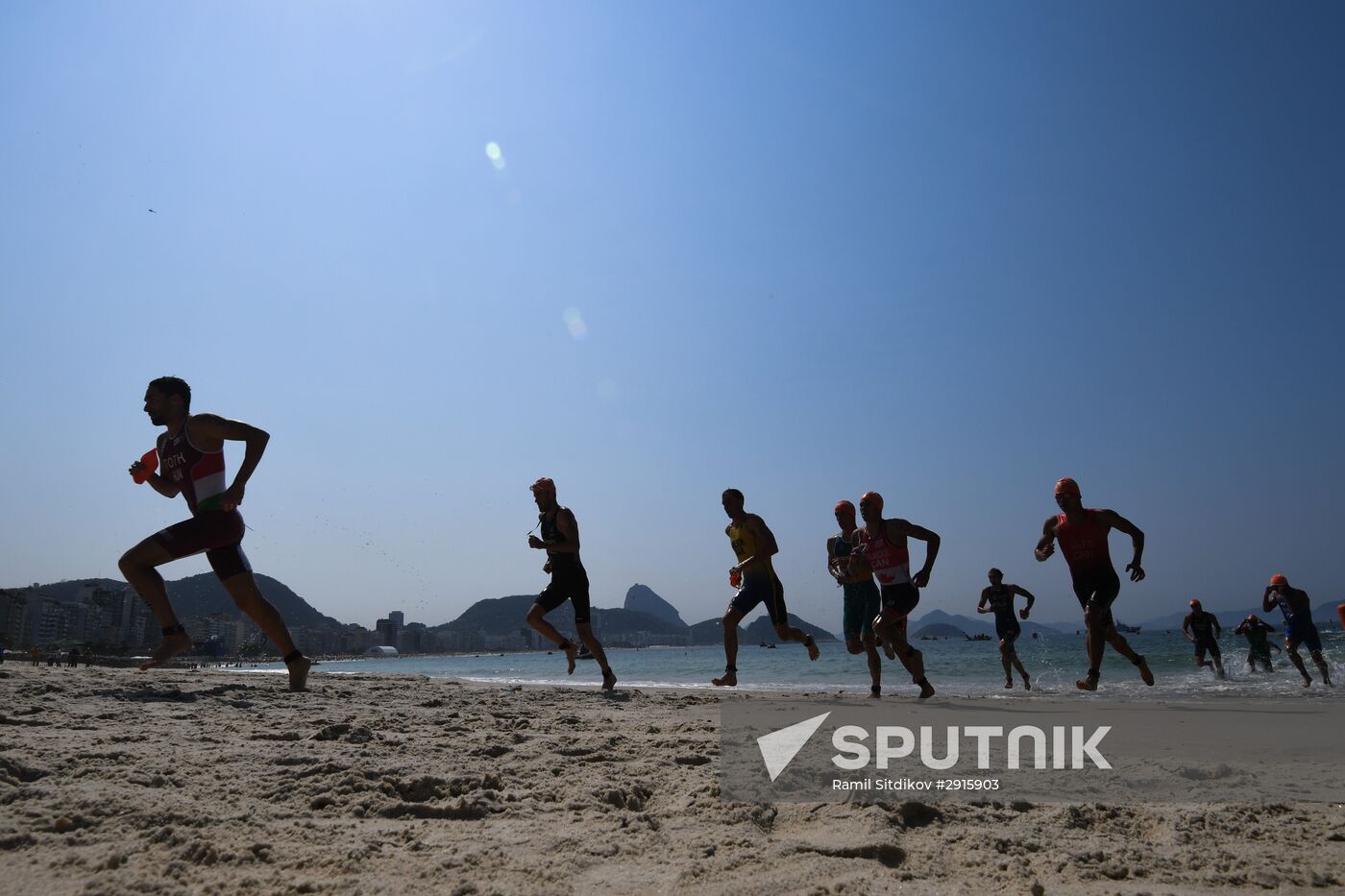 2016 Summer Olympics. Men's triathlon