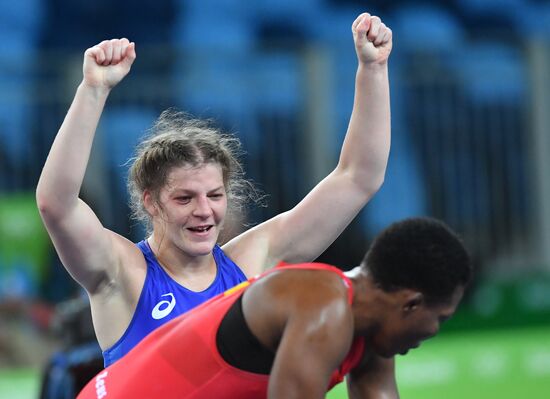 2016 Summer Olympics. Freestyle wrestling. Women. Day Two