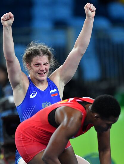 2016 Summer Olympics. Freestyle wrestling. Women. Day Two