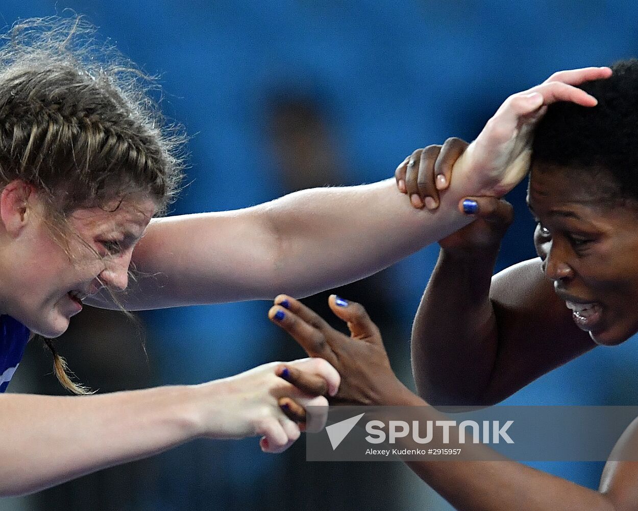 2016 Summer Olympics. Freestyle wrestling. Women. Day Two