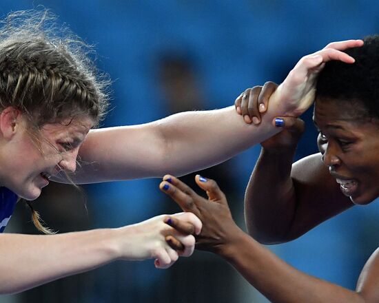 2016 Summer Olympics. Freestyle wrestling. Women. Day Two