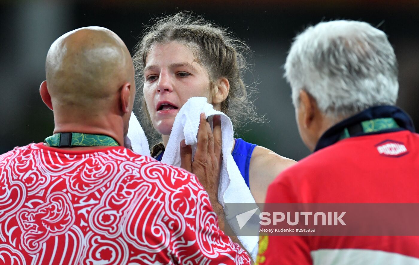 2016 Summer Olympics. Freestyle wrestling. Women. Day Two