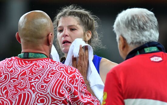 2016 Summer Olympics. Freestyle wrestling. Women. Day Two