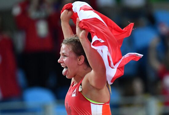 2016 Summer Olympics. Freestyle wrestling. Women. Day Two