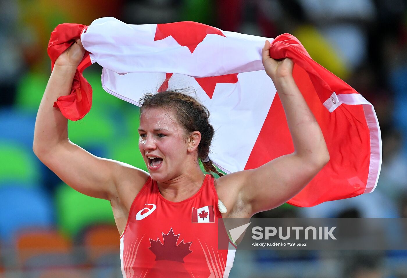 2016 Summer Olympics. Freestyle wrestling. Women. Day Two