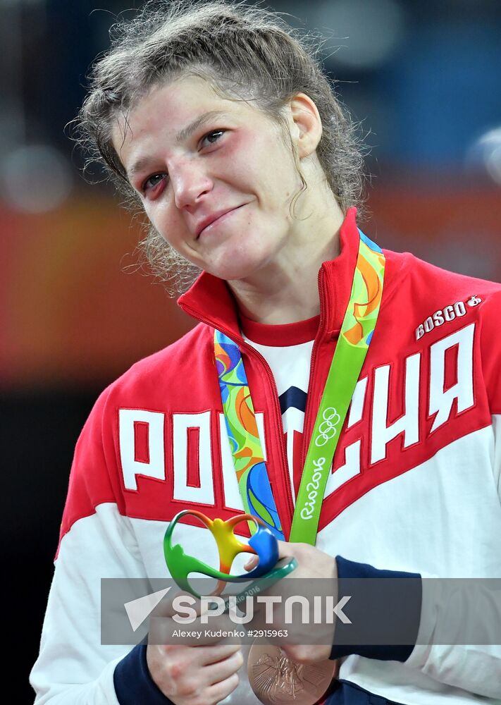 2016 Summer Olympics. Freestyle wrestling. Women. Day Two