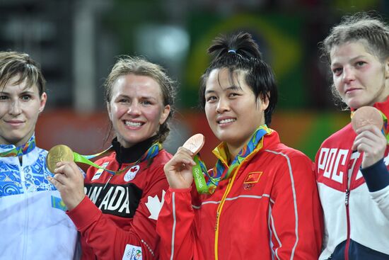 2016 Summer Olympics. Freestyle wrestling. Women. Day Two