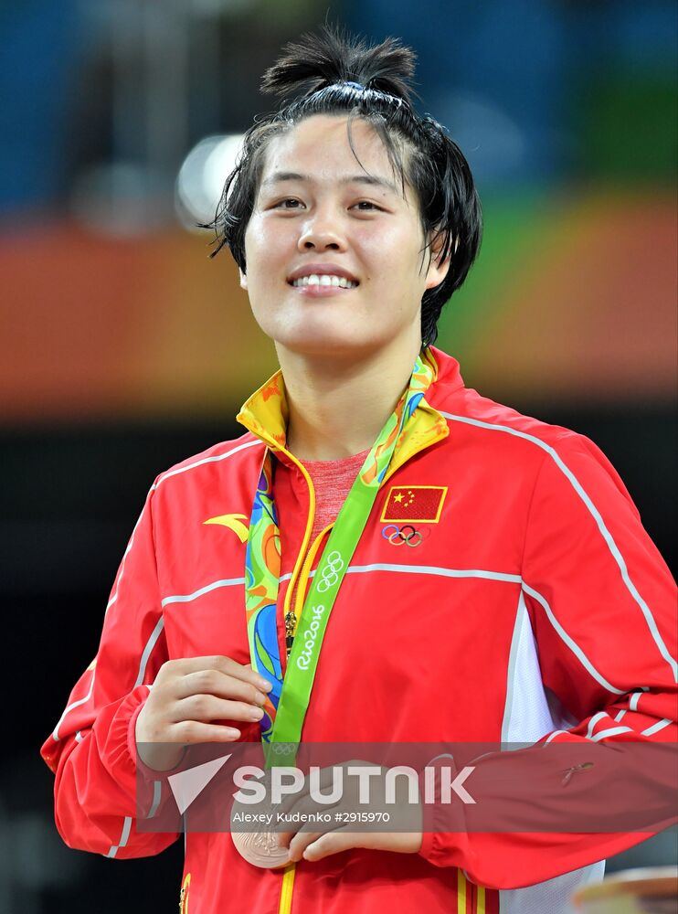 2016 Summer Olympics. Freestyle wrestling. Women. Day Two