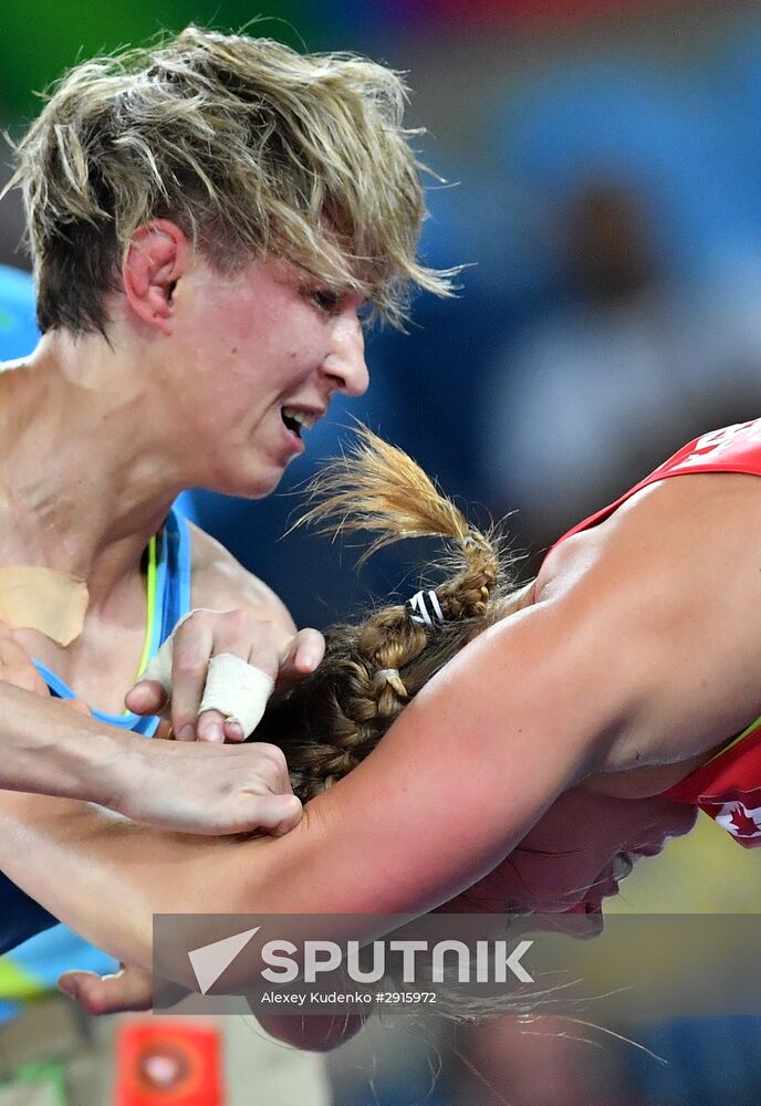 2016 Summer Olympics. Freestyle wrestling. Women. Day Two